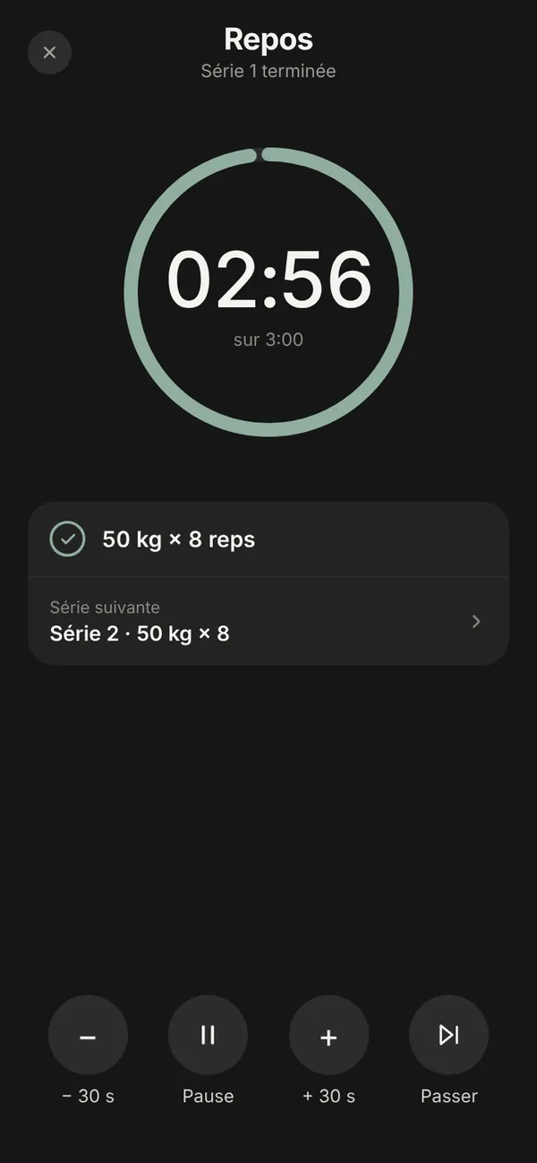 Minuteur de repos